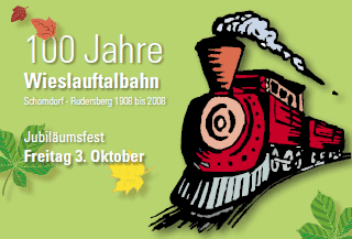 100 Jahre Wieslauftalbahn - 3. Oktober 2008